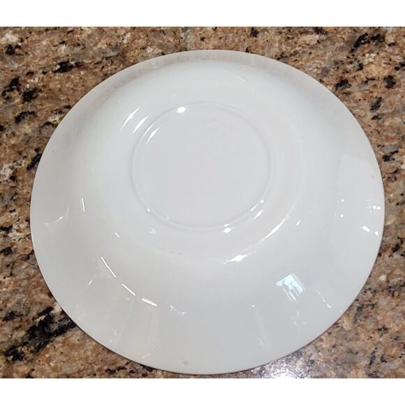 (4) Churchill Grape & Leaf Mosaic On Rim, Yellow Rim Coupe Soup Bowls - Picture 10 of 16